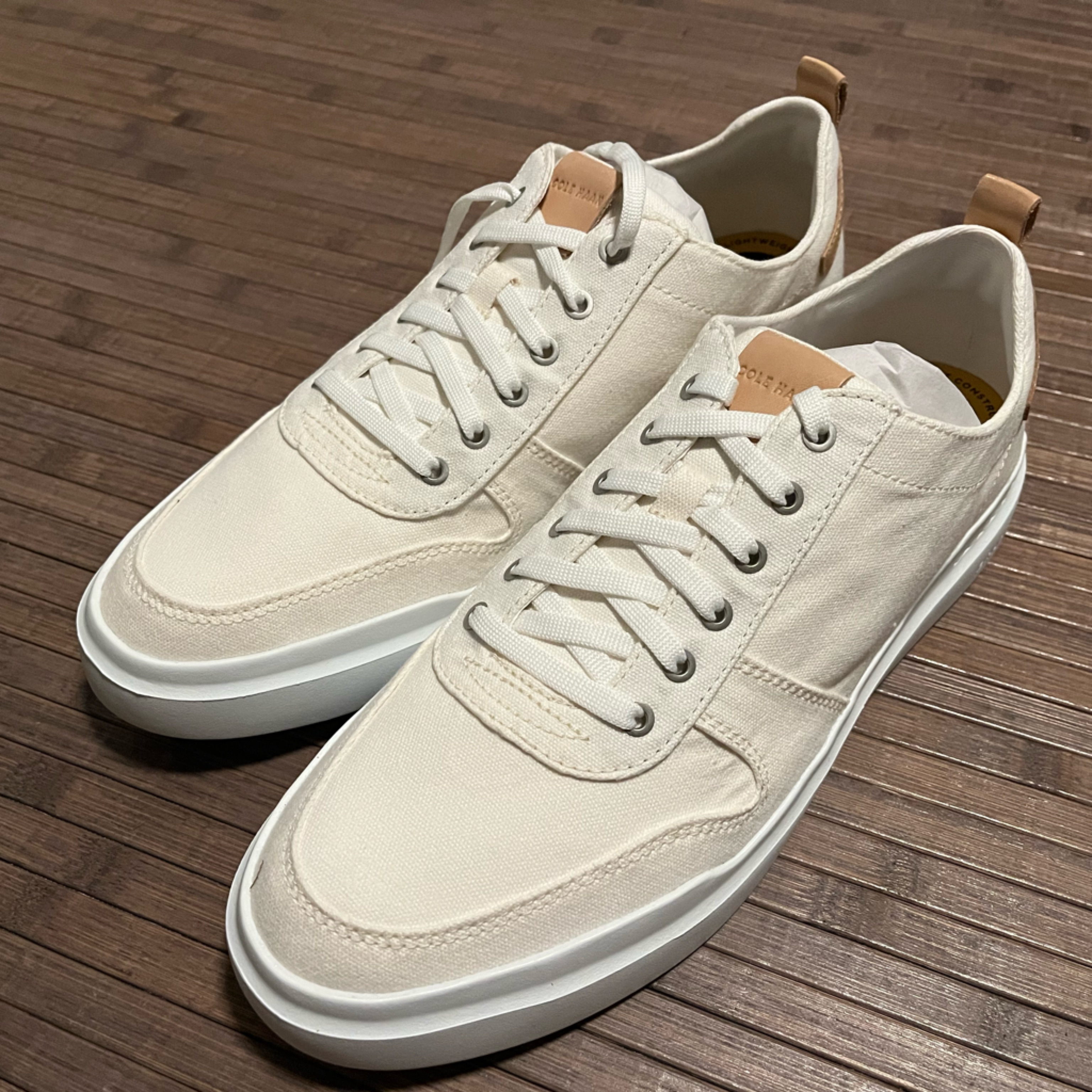 Cole Haan Grandpro Rally Canvas Court Sneaker - Mens 11.5 - White